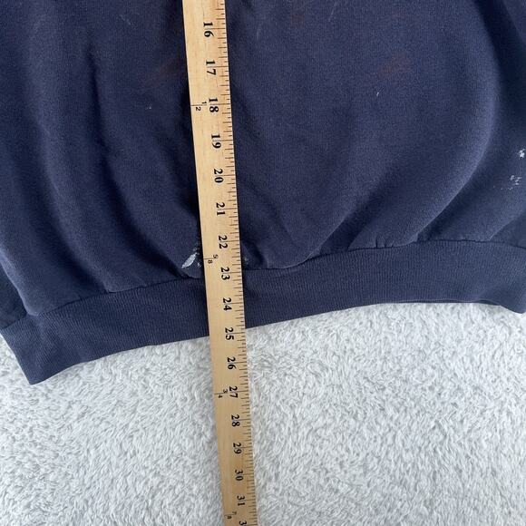 Vintage Lee Sweatshirt Mens L Proud To Be American Eagle Flag USA Crewneck 90s - Picture 9 of 12